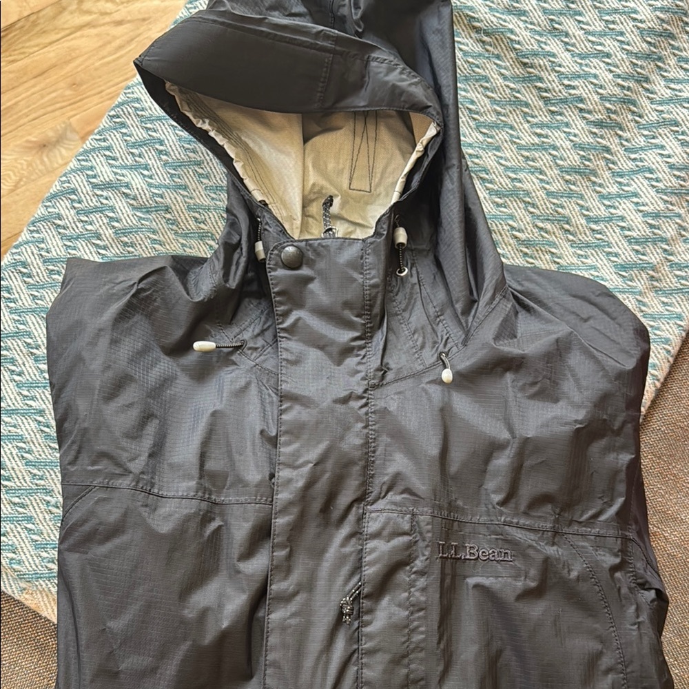 L.L. Bean Men's Black Hooded Jacket